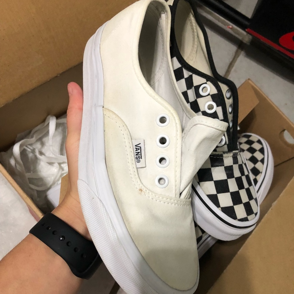 2 pair of vans